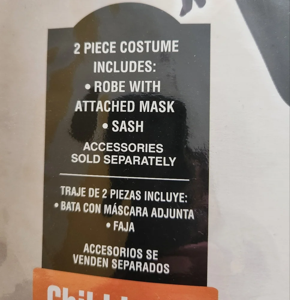 Phantom of Darkness Holloween Costume - LARGE (12-14) **NEW